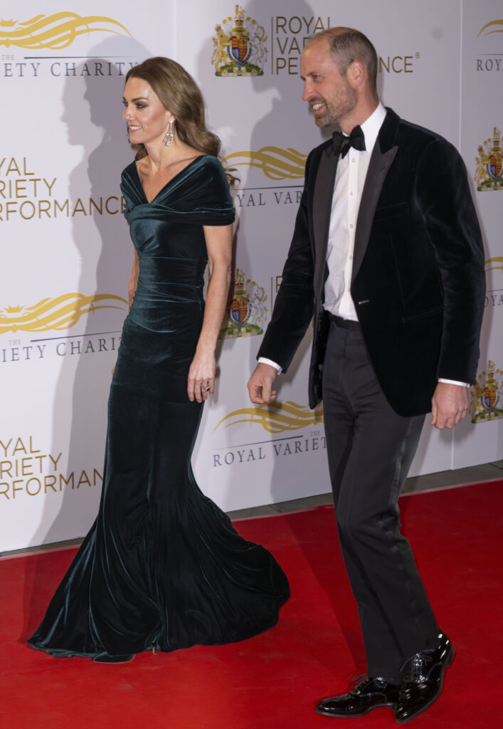 The Prince And Princess Of Wales Arrive At The Royal Variety Performance 2025
