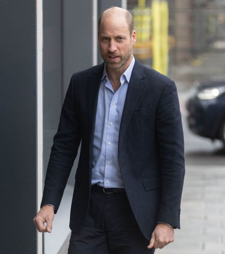 Prince William in a suit