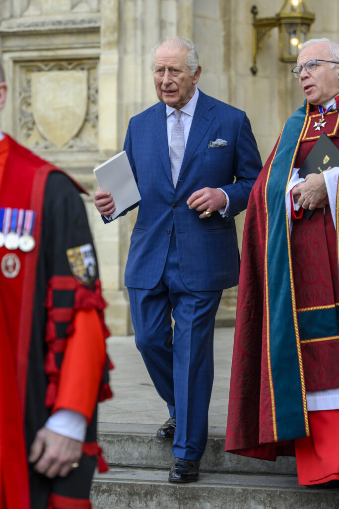 King Charles III Attends An Advent Service At Westminster Abbey
