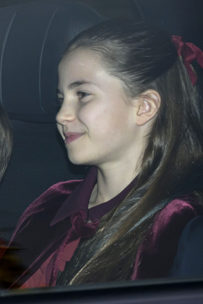 Princess Charlotte at pre-Christmas lunch