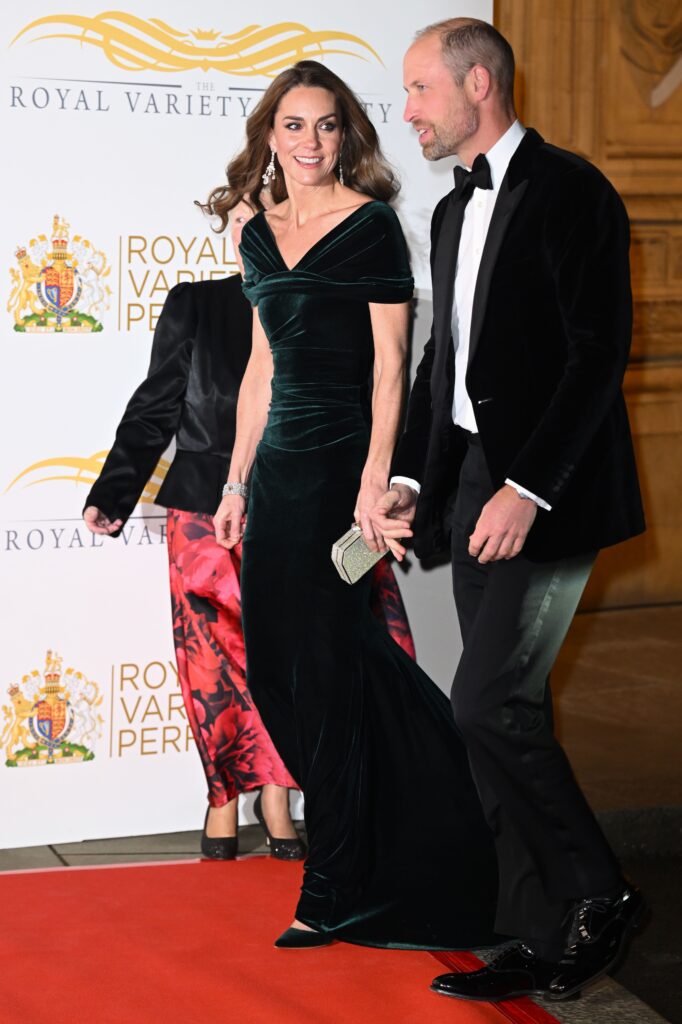 Princess Kate and Prince William at the Royal Variety Performance