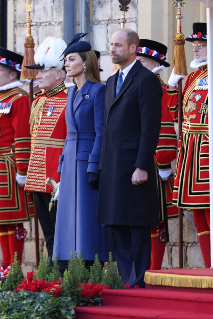 Princess Kate stood beside Prince William at Buckingham Palace during German state visit