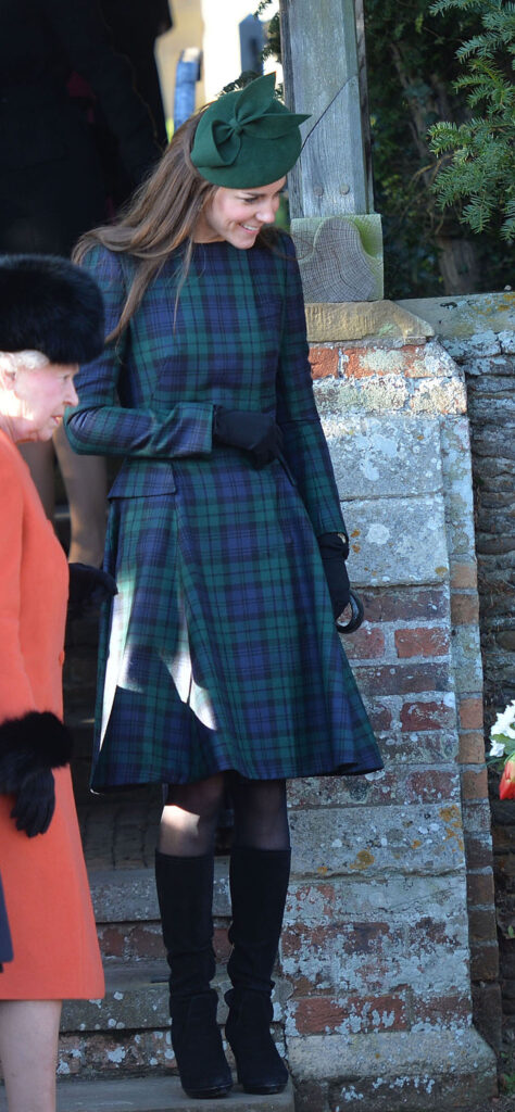 Kate Middleton on Christmas Day 2013