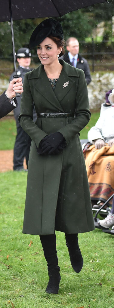 Kate Middleton on Christmas Day 2015