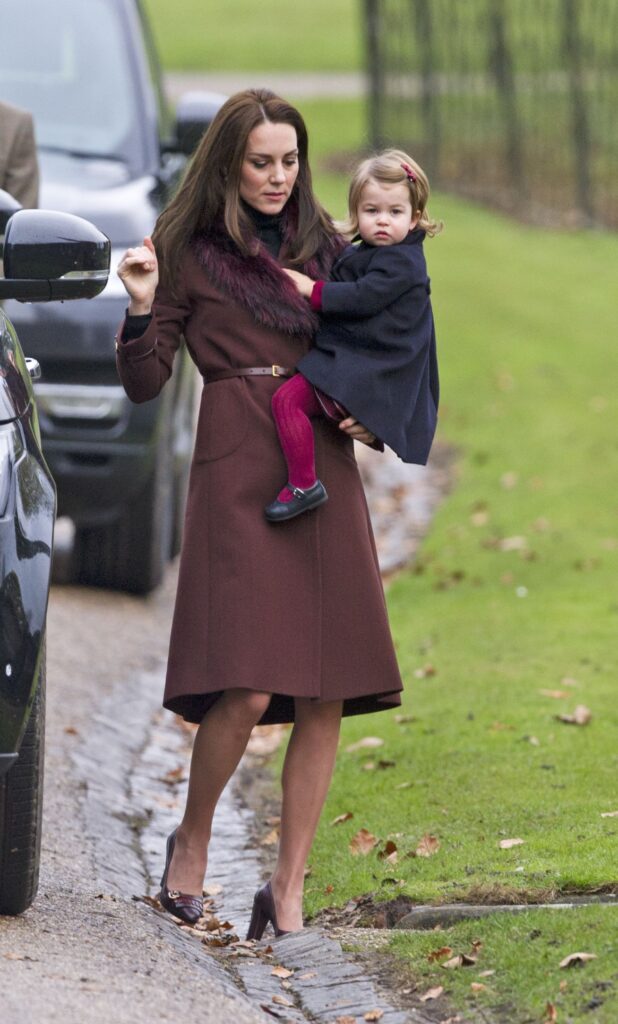 Kate Middleton on Christmas Day 2016
