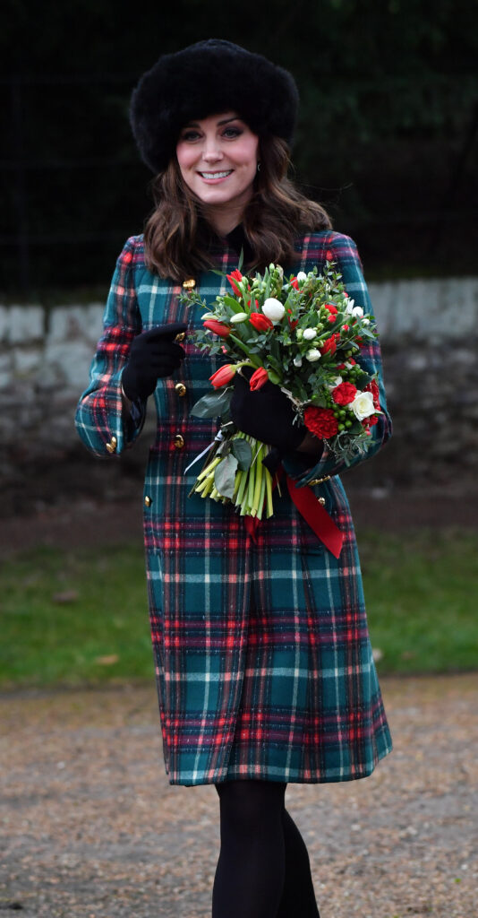 Kate Middleton on Christmas Day 2017