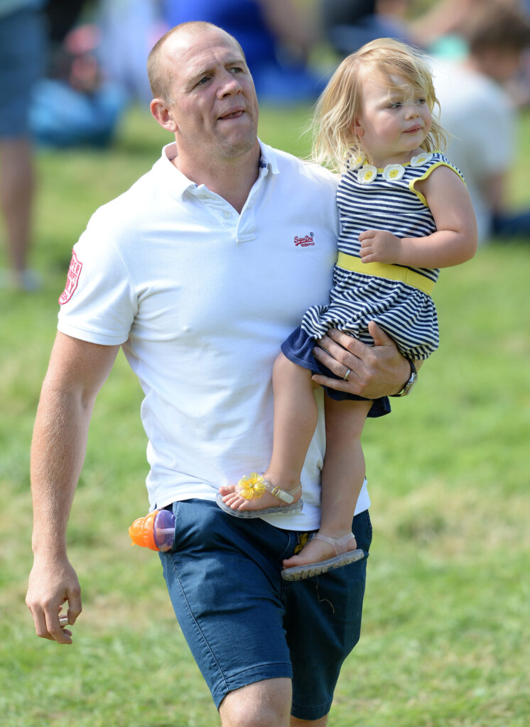 Mike Tindall and Mia Tindall 