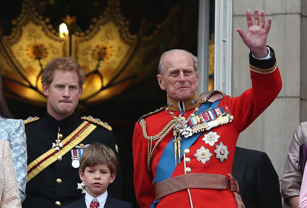 Prince Harry and Prince Philip