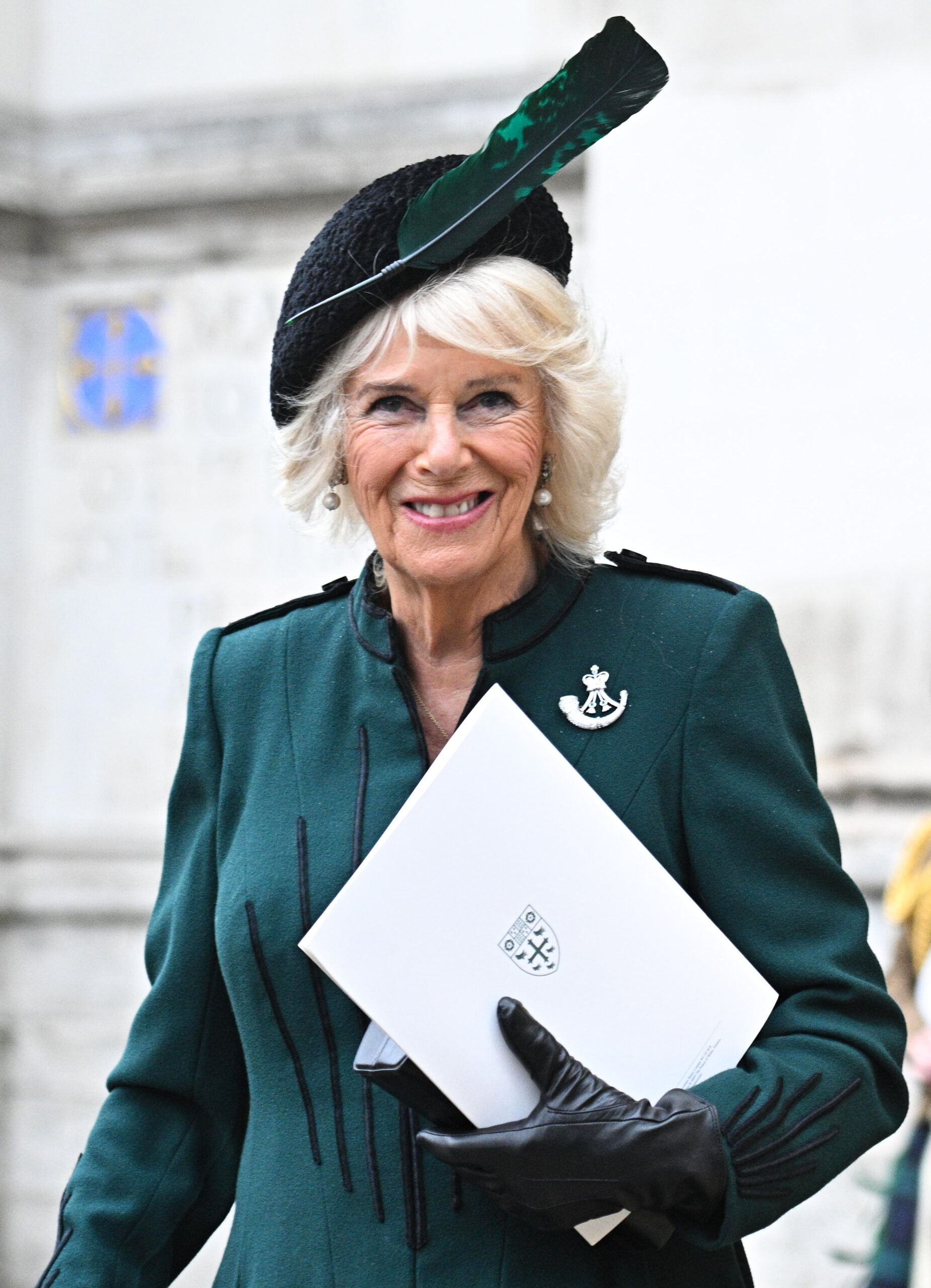 Queen Camilla smiling