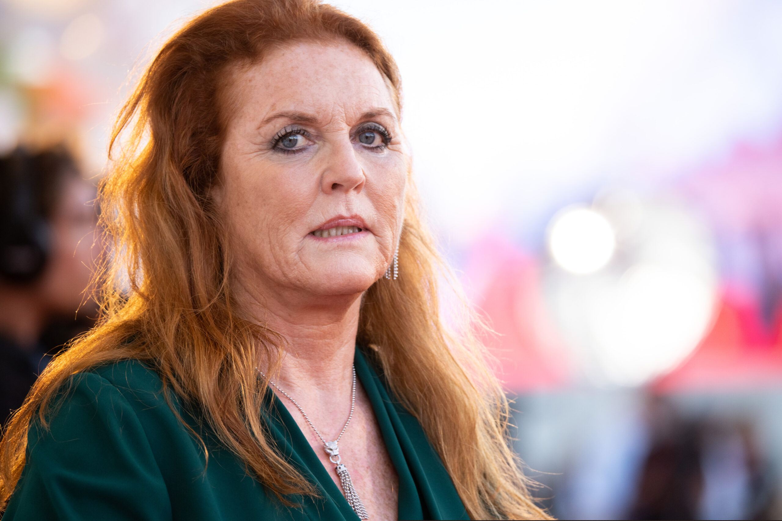 Sarah Ferguson on the red carpet 