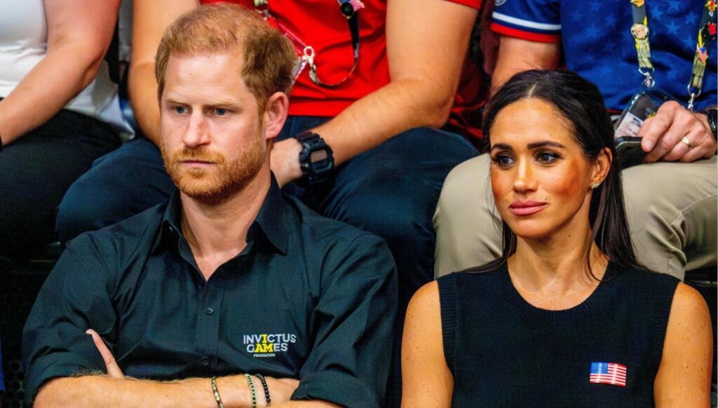 Prince Harry and Meghan Markle at Invictus Games