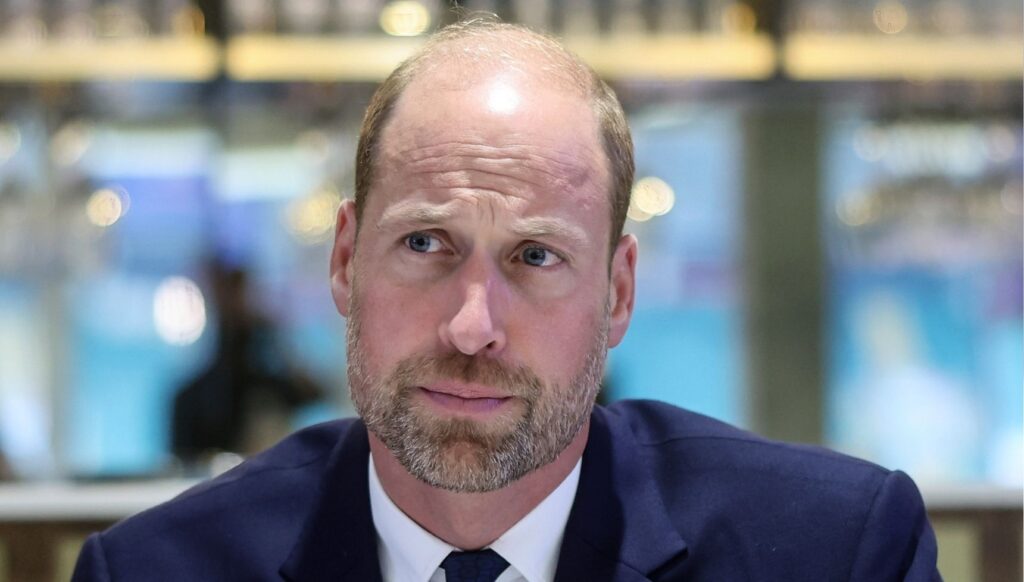 Prince William in blue suit