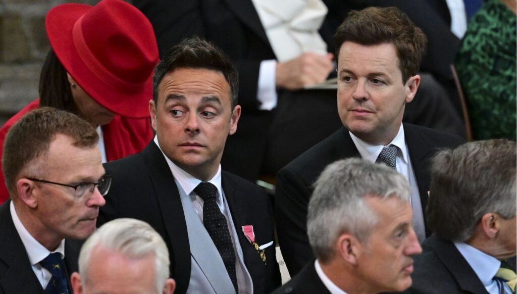 Ant and Dec at King Charles' coronation