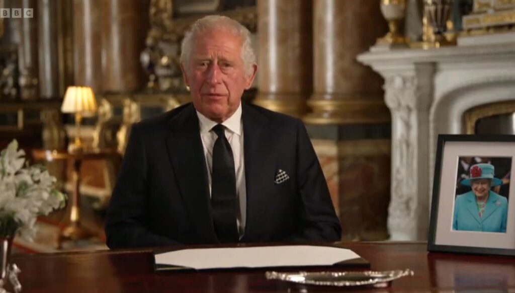 King Charles in first address at Queen Elizabeth II's death
