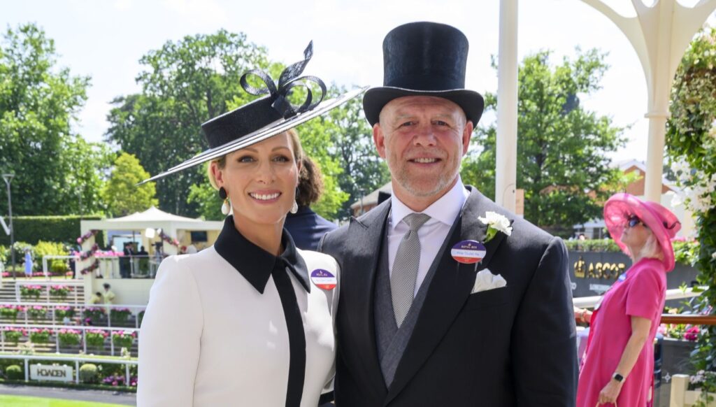 Zara Tindall and Mike Tindall at Royal Ascot