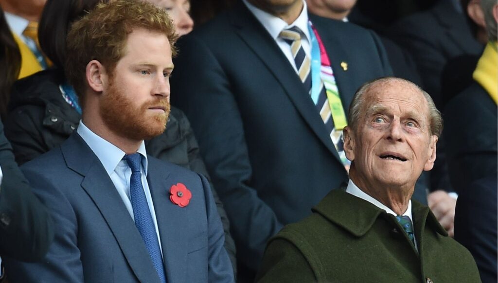 Prince Harry and Prince Philip