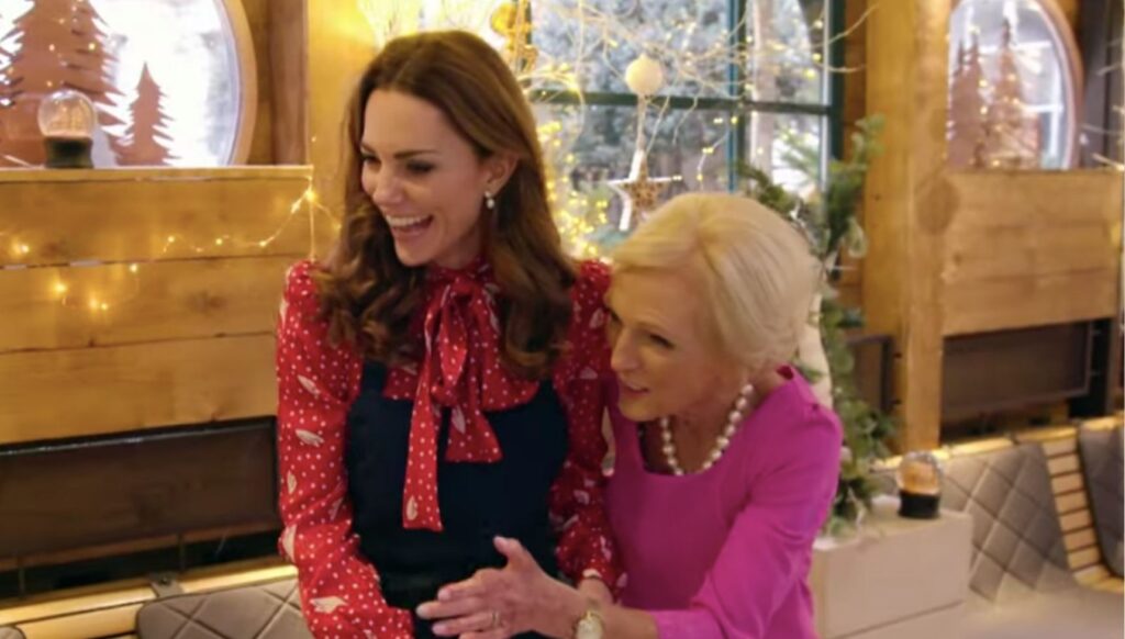 Mary Berry and Kate Middleton smiling