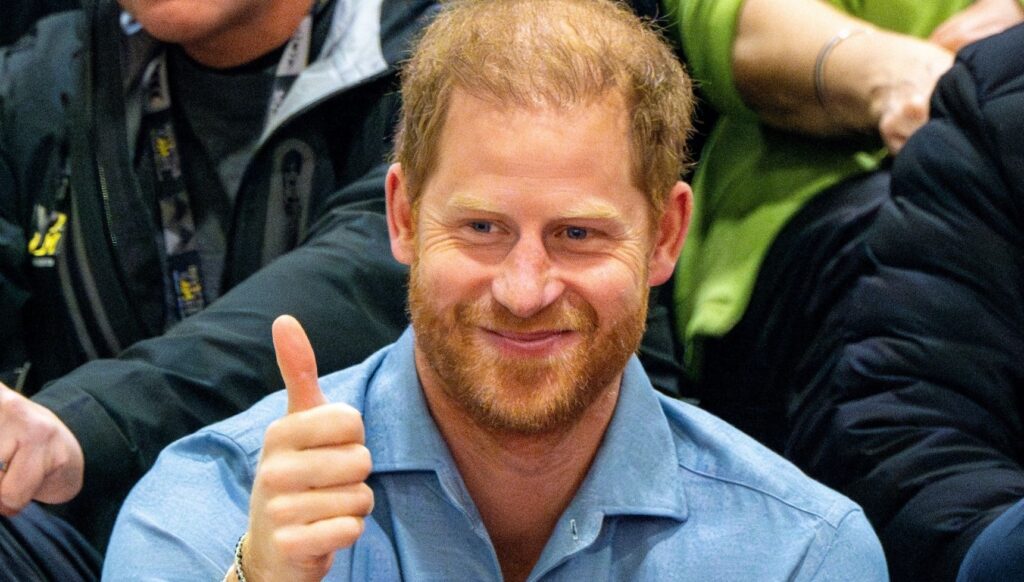 Prince Harry smiling 