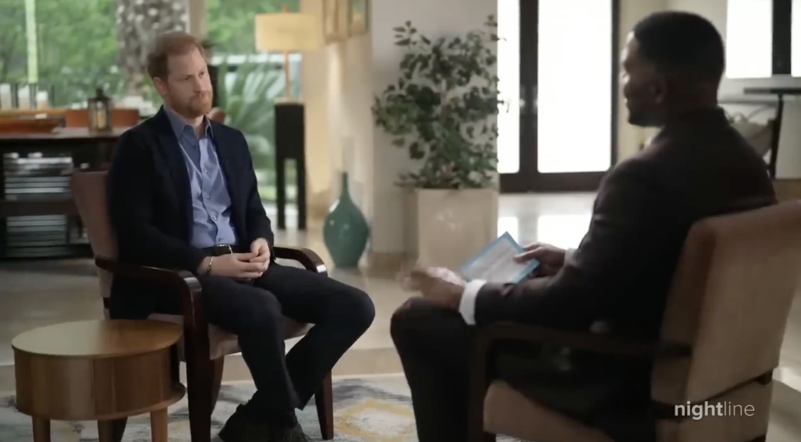 Prince Harry and Michael Strahan on Good Morning America 