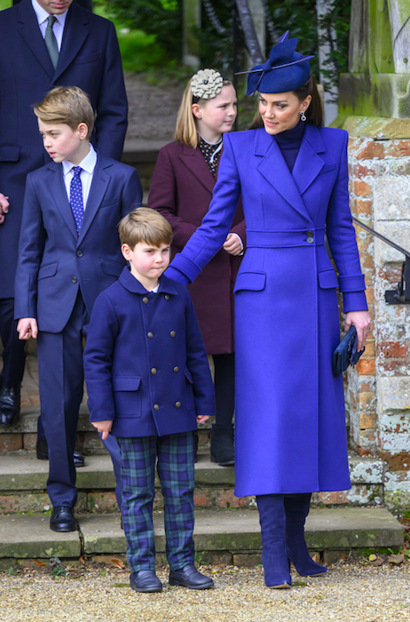 Kate and her children Prince George, Prince Louis and Charlotte