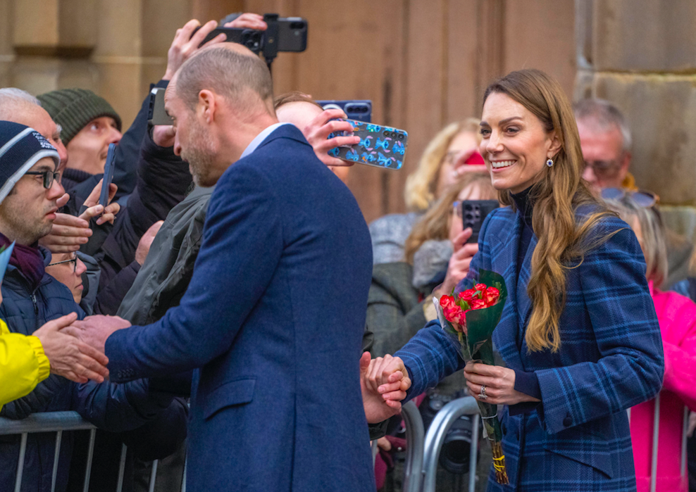 Prince William And Princess Catherine Visit Radical Weavers In Stirling