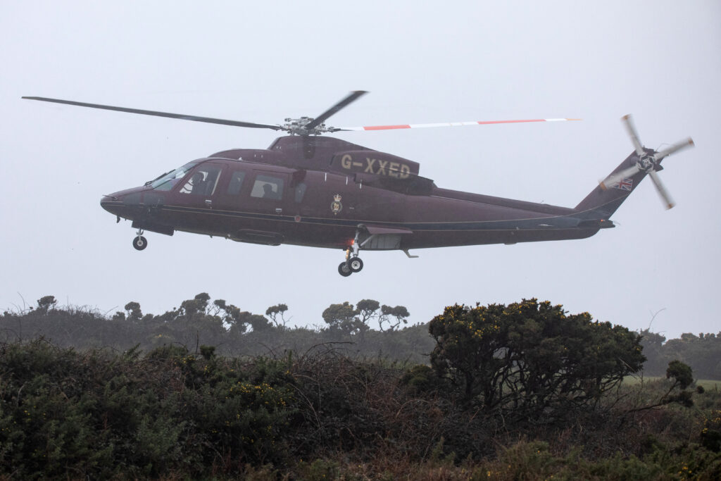 Royal family helicopter