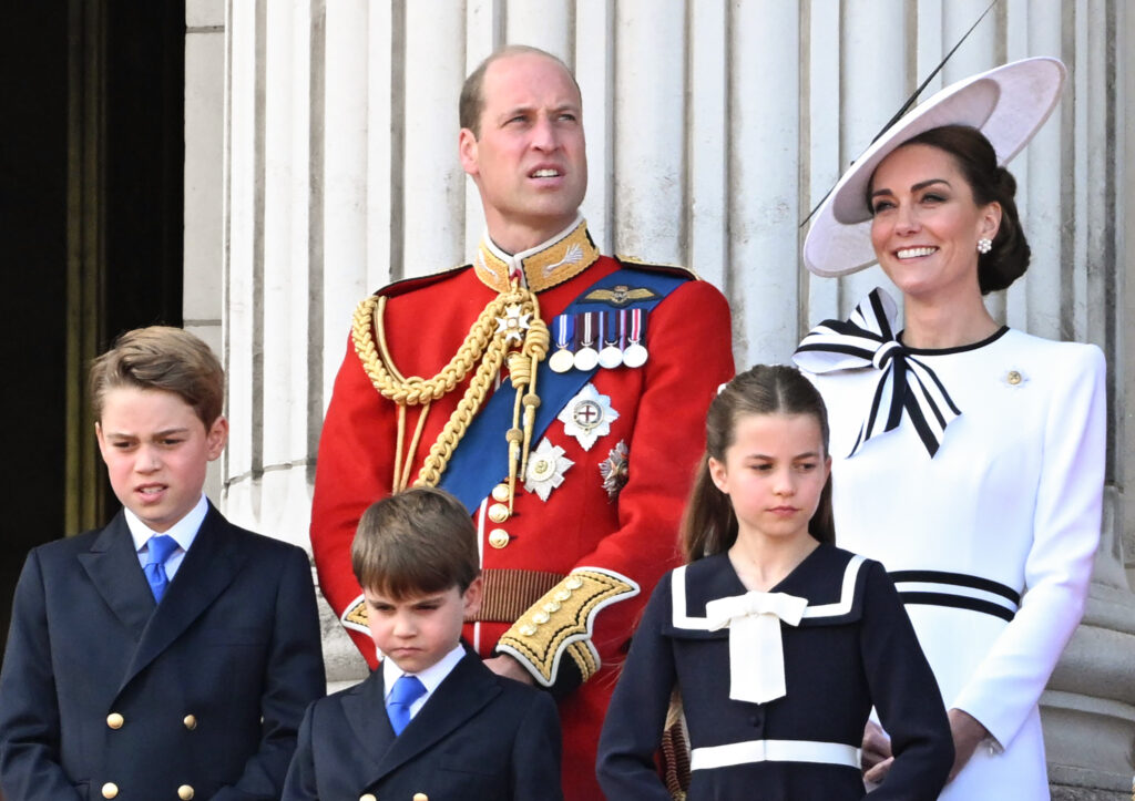 Prince George, Prince Louis, Princess Charlotte, Prince William, Kate Middleton