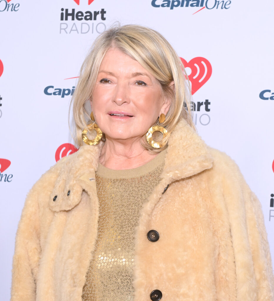 Martha Stewart on the red carpet