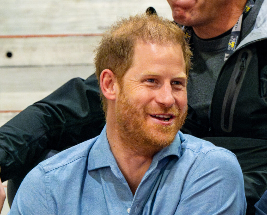 Prince Harry laughing