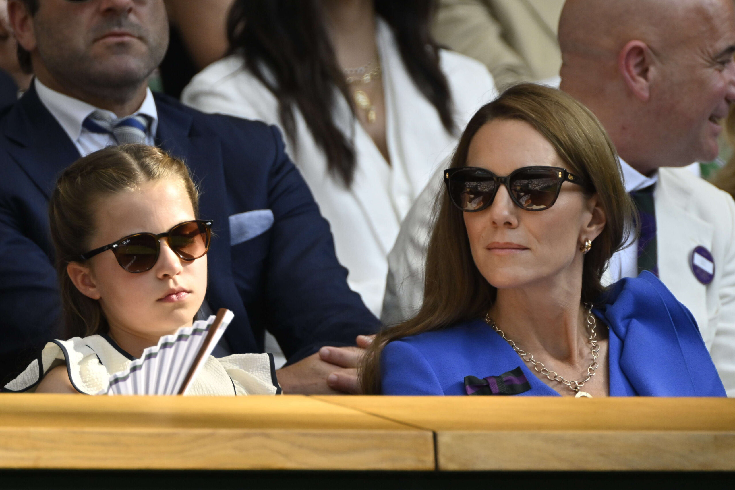 Kate and Charotte at Wimbledon
