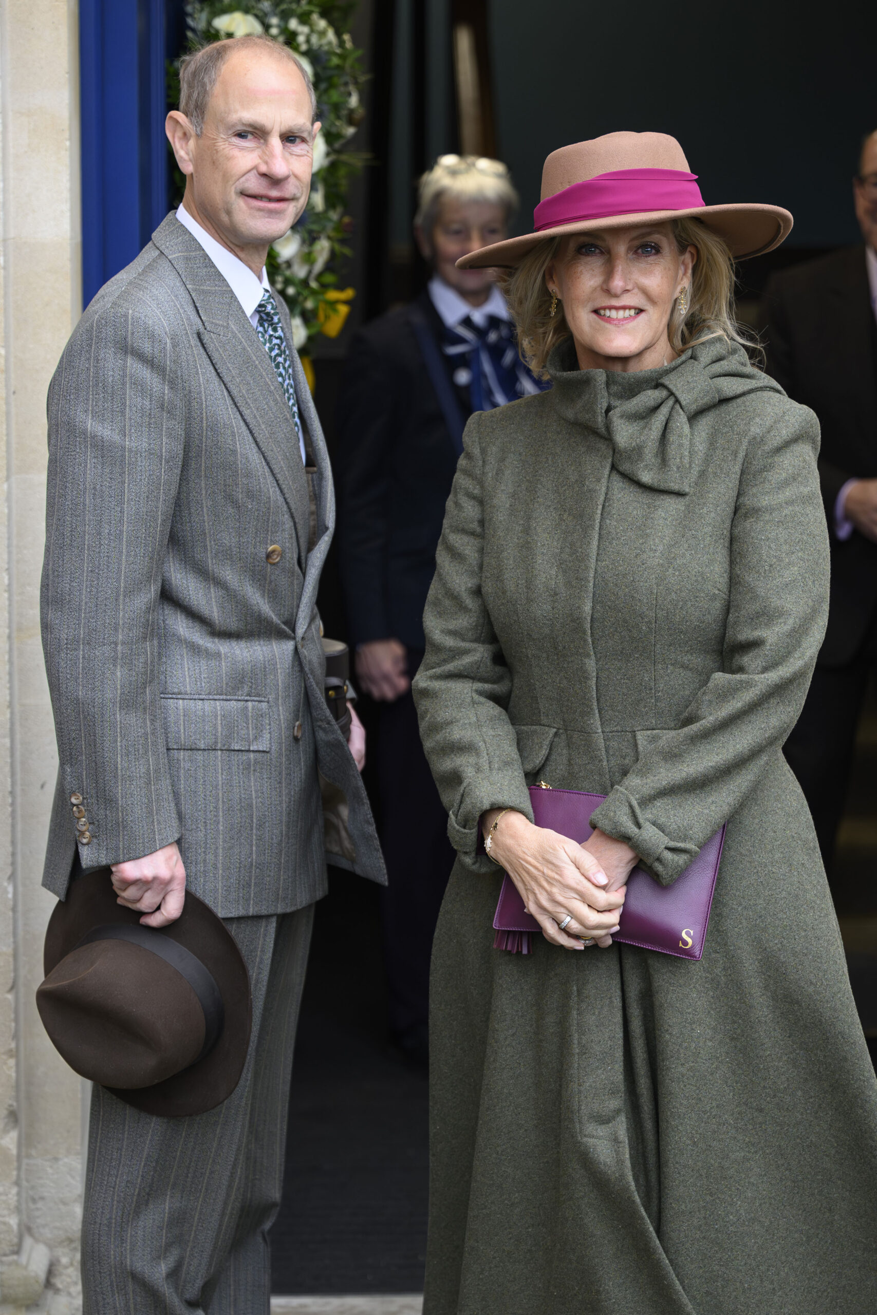 Prince Edward and Duchess Sophie during royal engagement