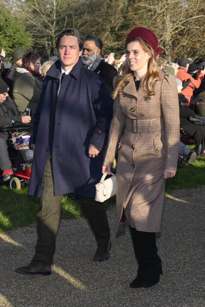 Edoardo Mozzi, Princess Beatrice in Sandringham