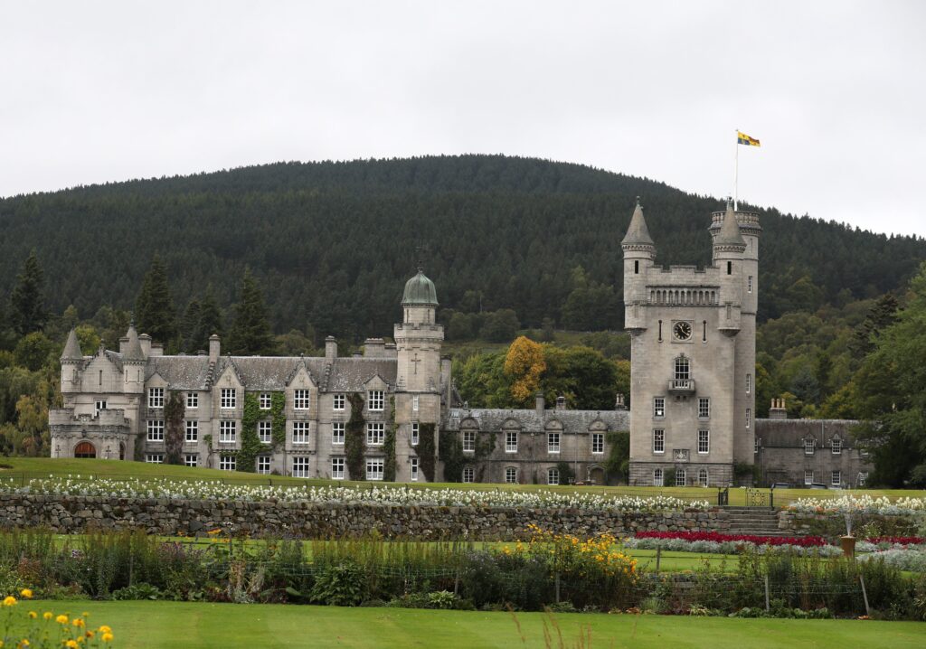 Outside view of Balmoral Castle