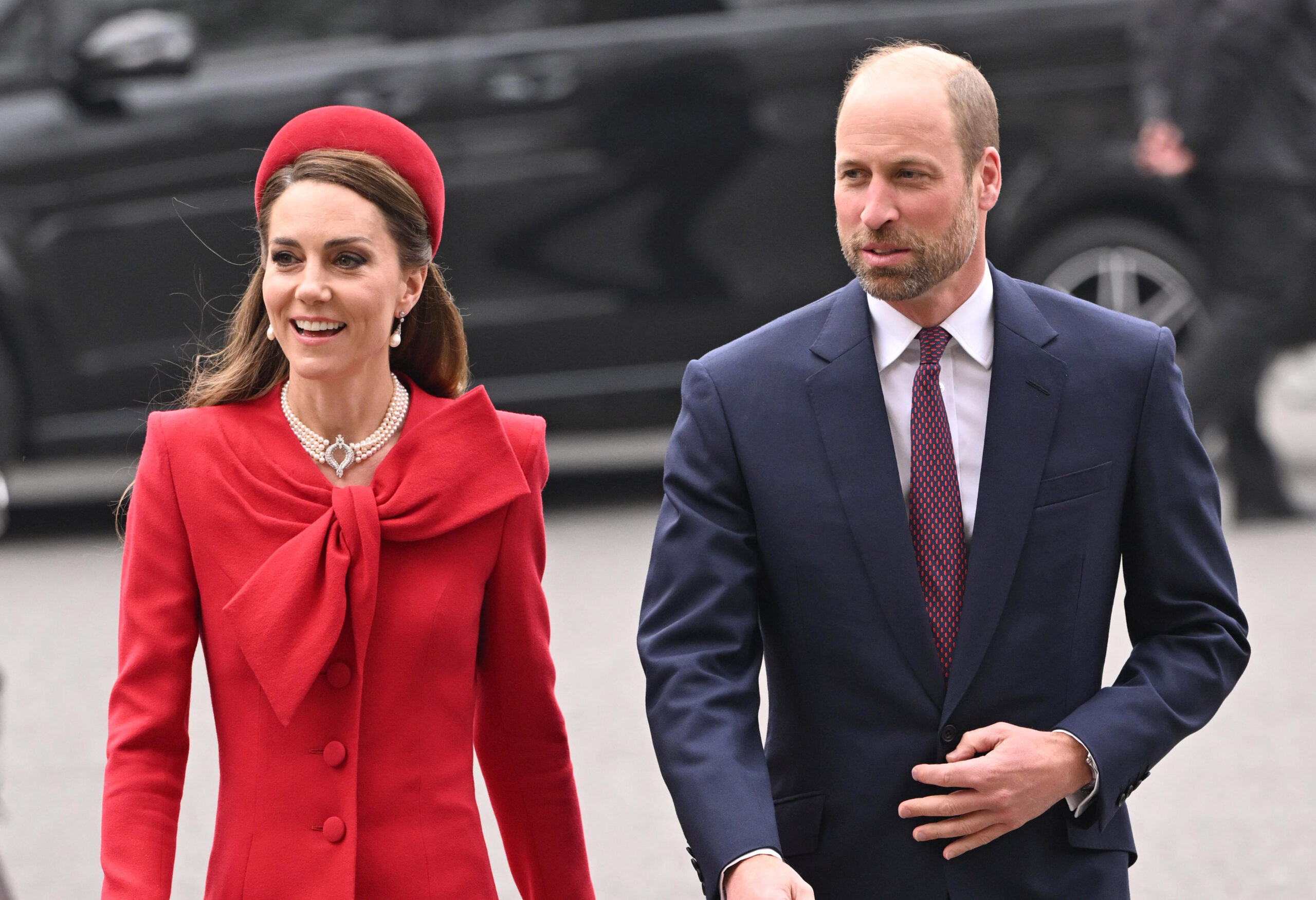 Prince William and Kate Middleton smiling