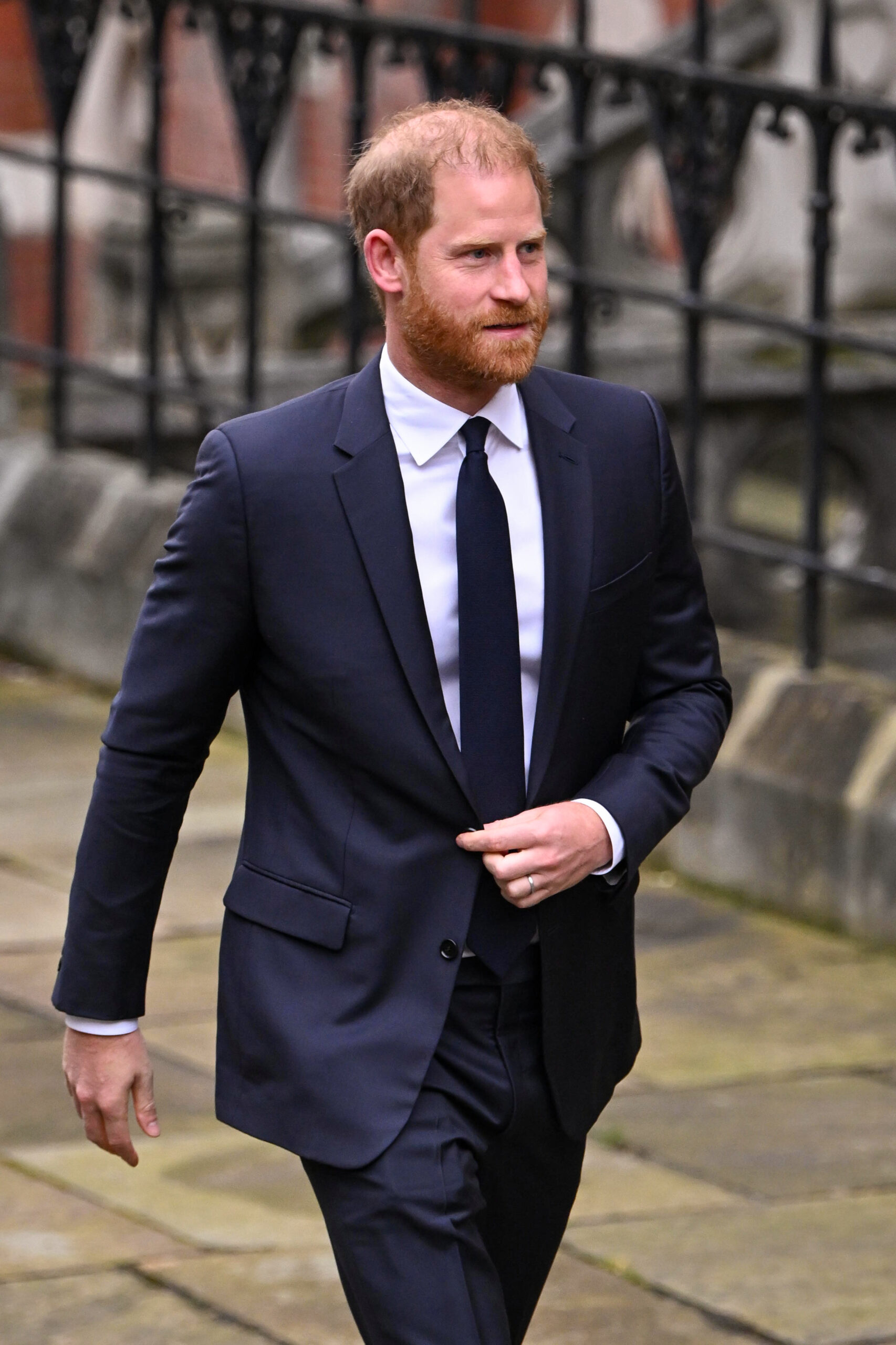 Prince Harry wearing a suit