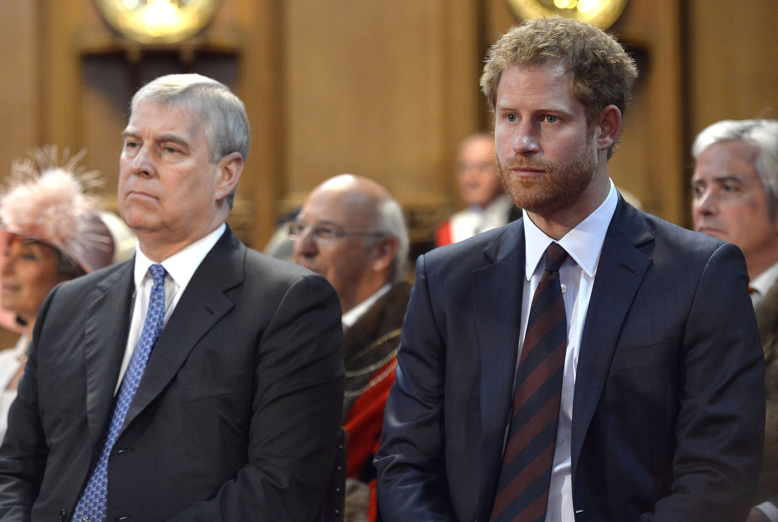 Andrew Mountbatten-Windsor and Prince Harry