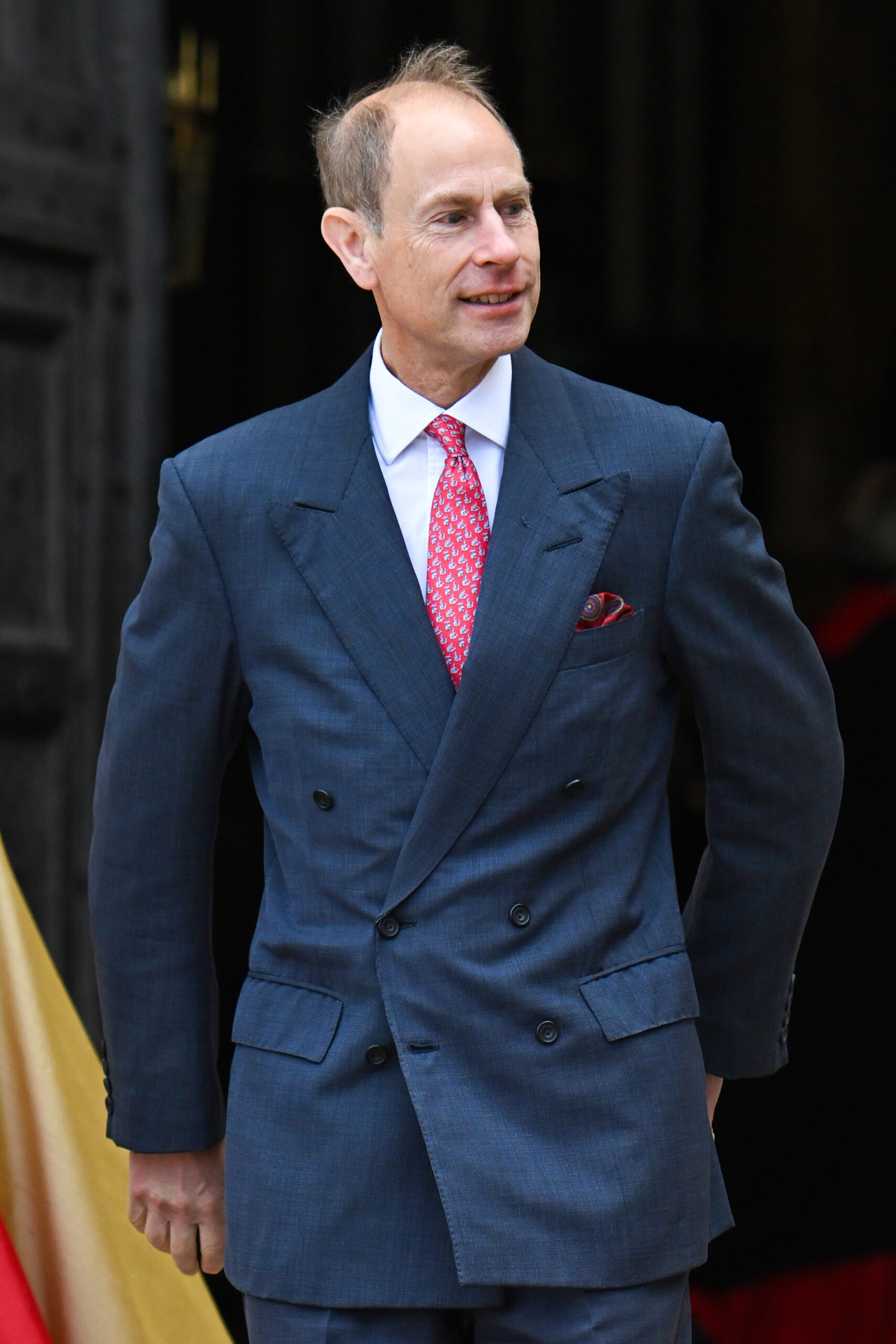 Prince Edward smiling