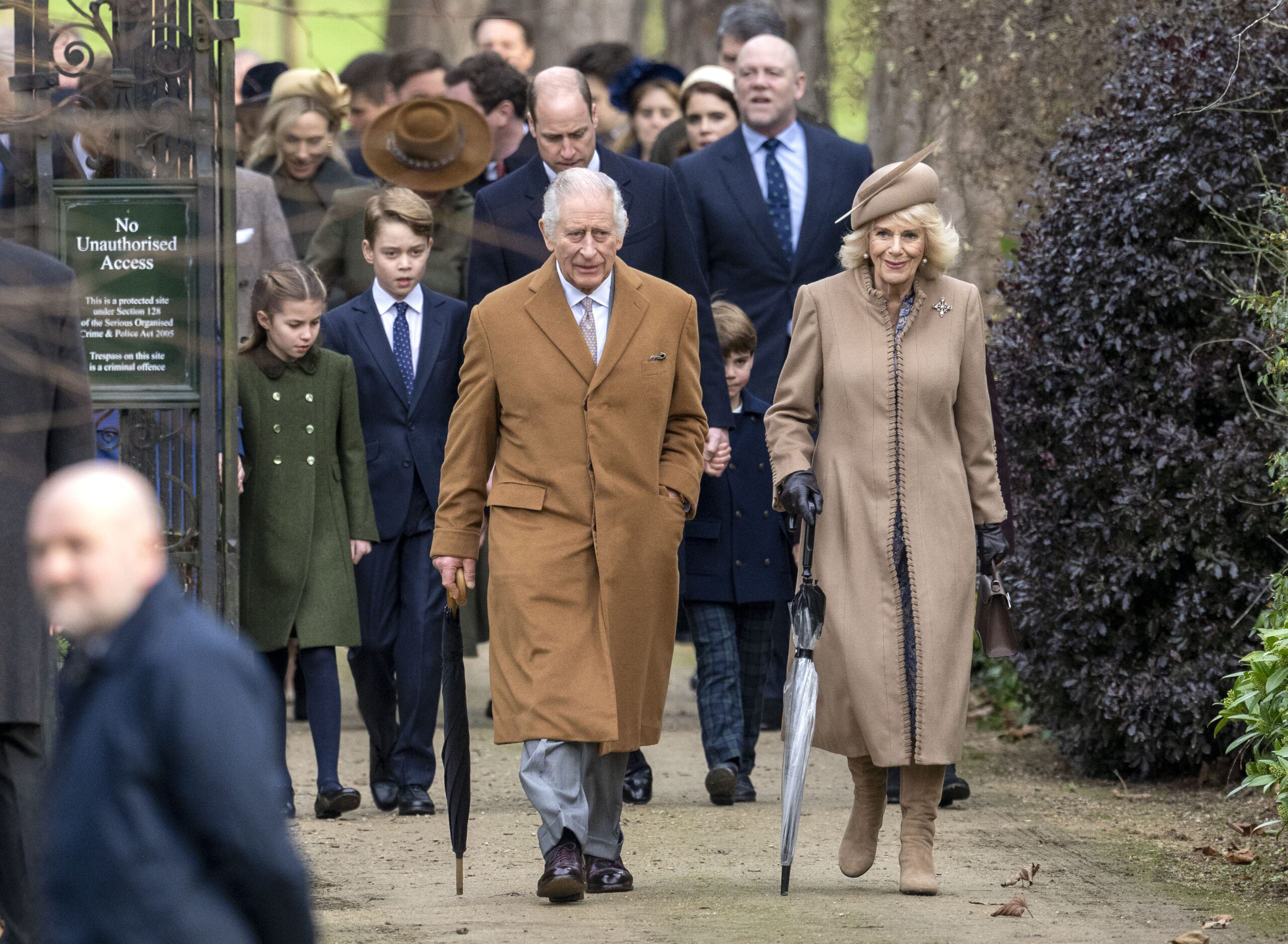 Charles and Camilla at Sandringham