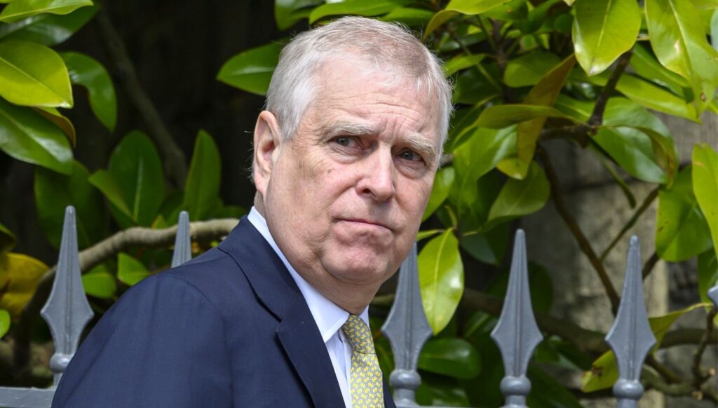 Andrew Mountbatten-Windsor at royal Easter service