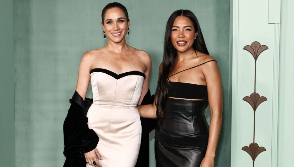 Meghan Markle and Emma Grede at gala