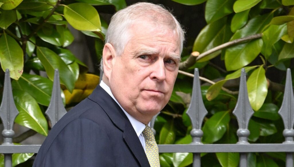 Andrew Mountbatten-Windsor during royal Easter service