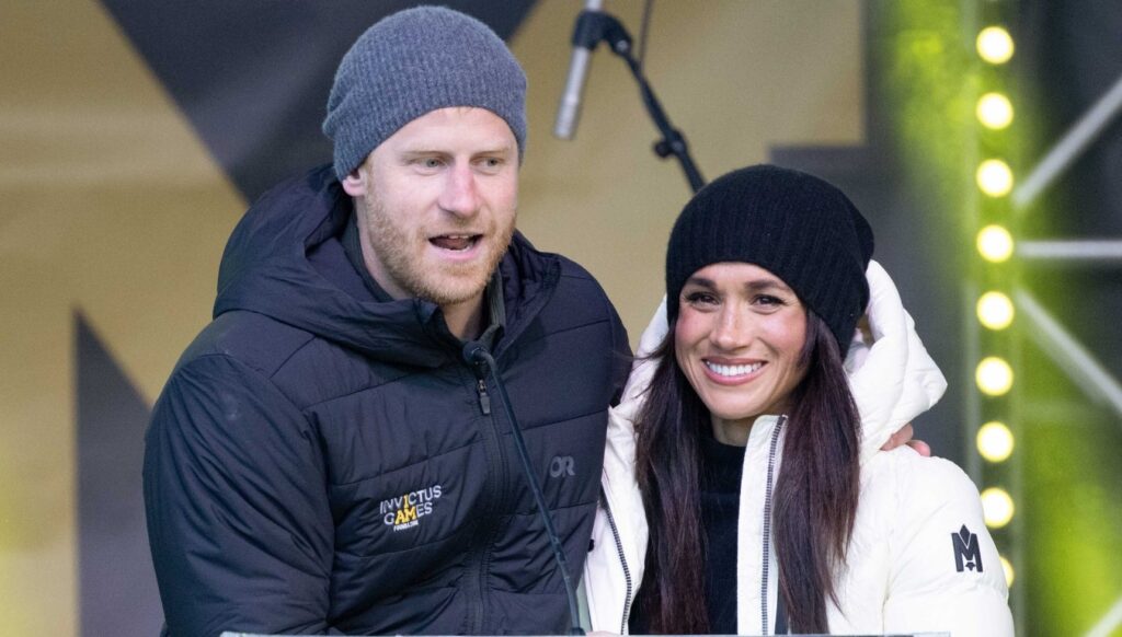 Prince Harry and Meghan Markle at Invictus Games