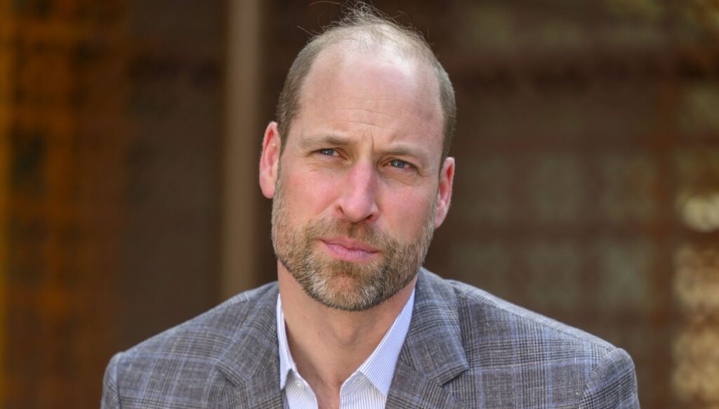 Prince William tilting his head in Saudi Arabia