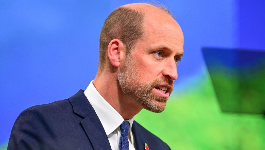 Prince William looking angry 