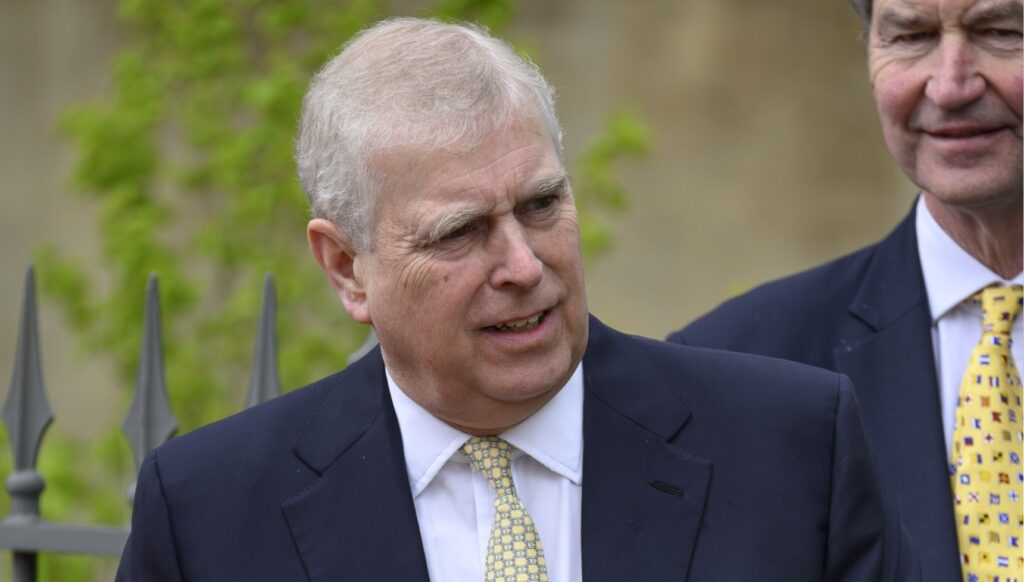 Andrew Mountbatten-Windsor at royal Easter service