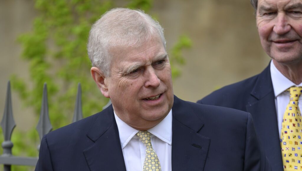 Andrew Mountbatten-Windsor at royal Easter service