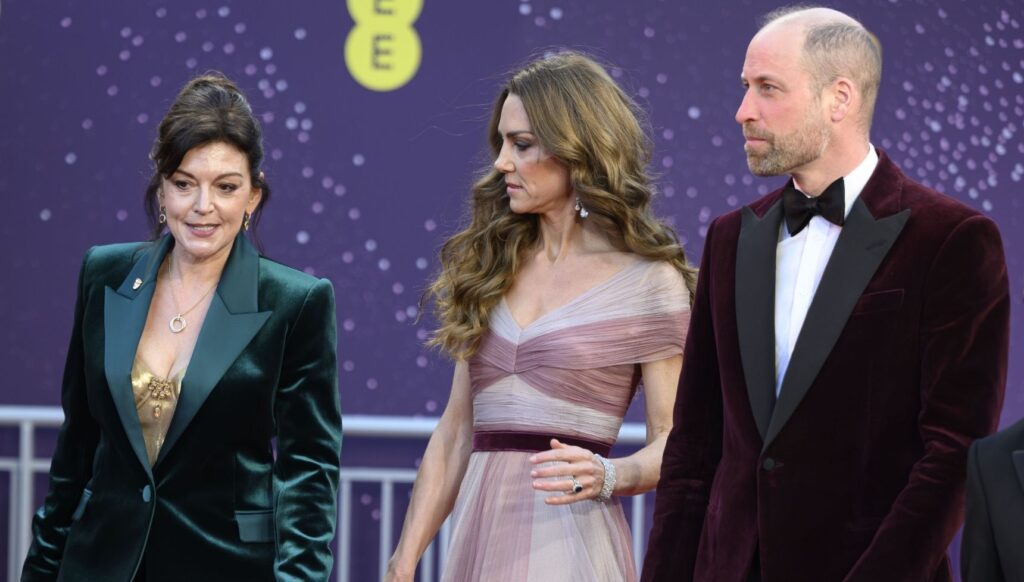 Princess Kate and Prince William at the BAFTAs