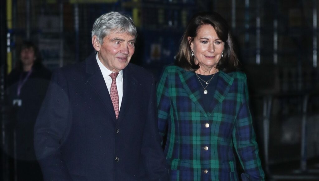 Michael and Carole Middleton at Kate's Christmas concert