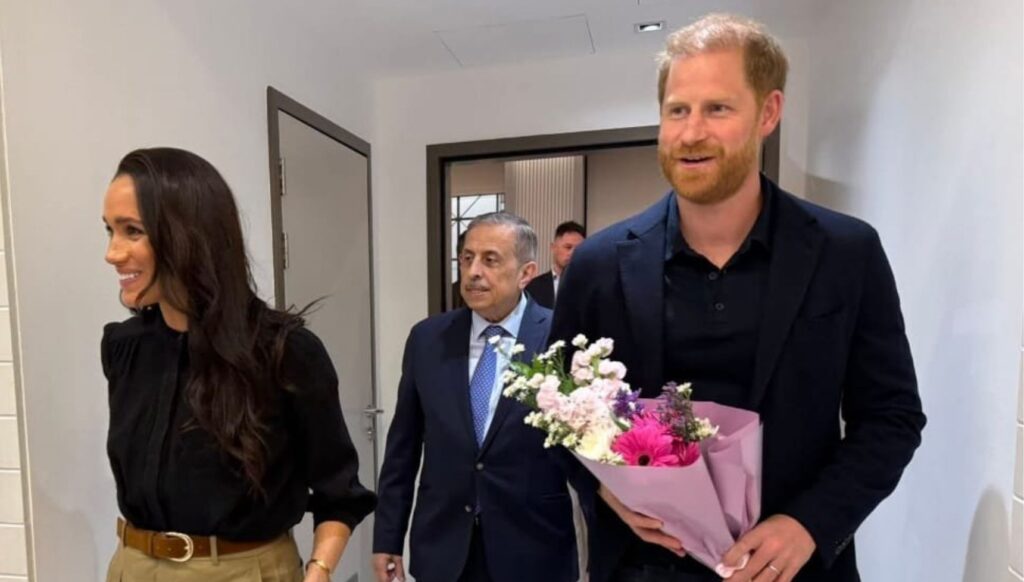 Meghan Markle and Prince Harry during Jordan visit
