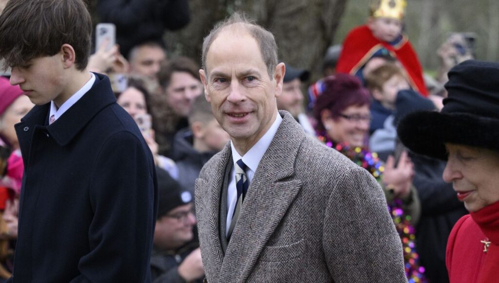 Prince Edward smiling